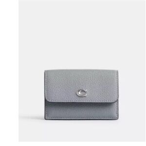 Coach Silver Leather Wallet